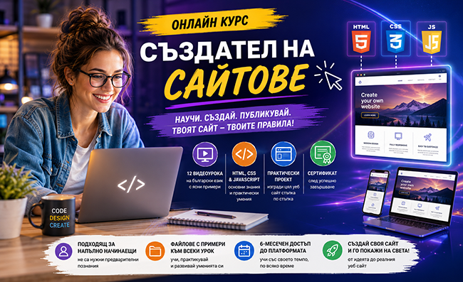 Създател на сайтове с 6-месечен достъп, от Urocite.bg